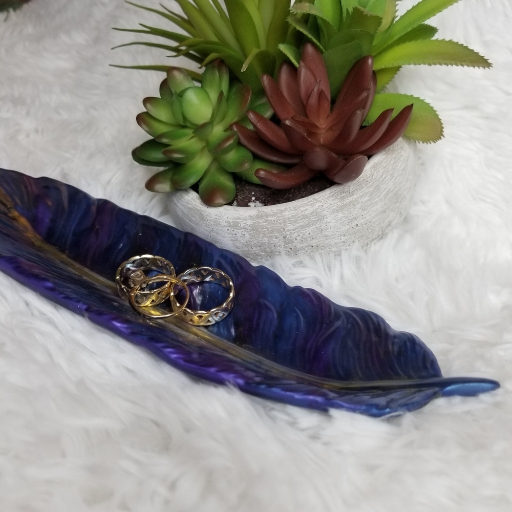 Feather Jewelry Tray